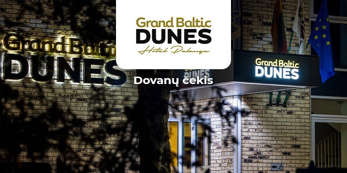 „Grand Baltic Dunes“ DOVANŲ ČEKIS